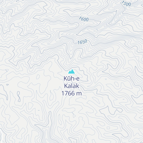 Map of Kūh-e Kalak