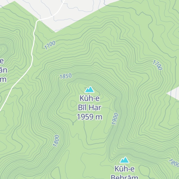 Map of Kūh-e Bīl Har