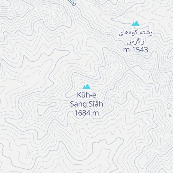 Map of Kūh-e Sang Sīāh