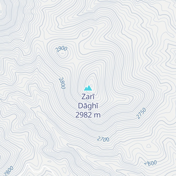 Map of Zarī Dāghī