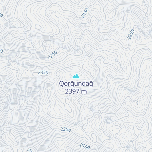 Map of Qorğundağ