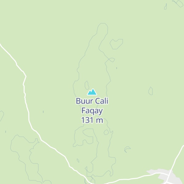 Map of Buur Cali Faqay