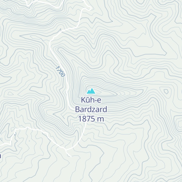Map of Kūh-e Bardzard