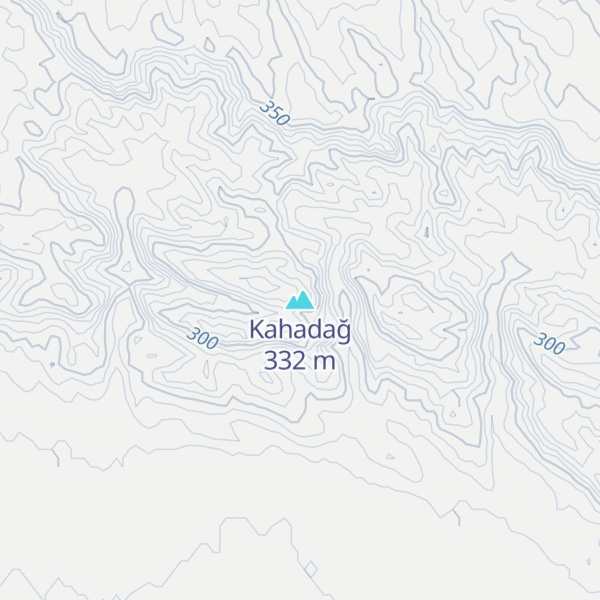 Map of Kahadağ