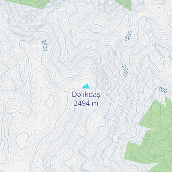 Map of Dəlikdaş