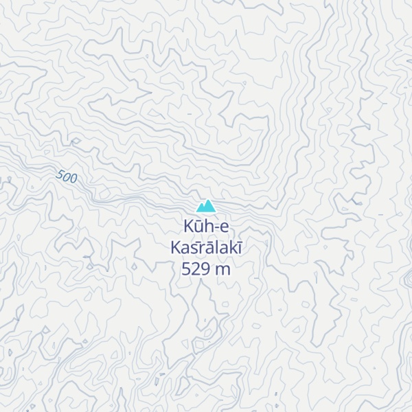 Map of Kūh-e Kas̄rālakī
