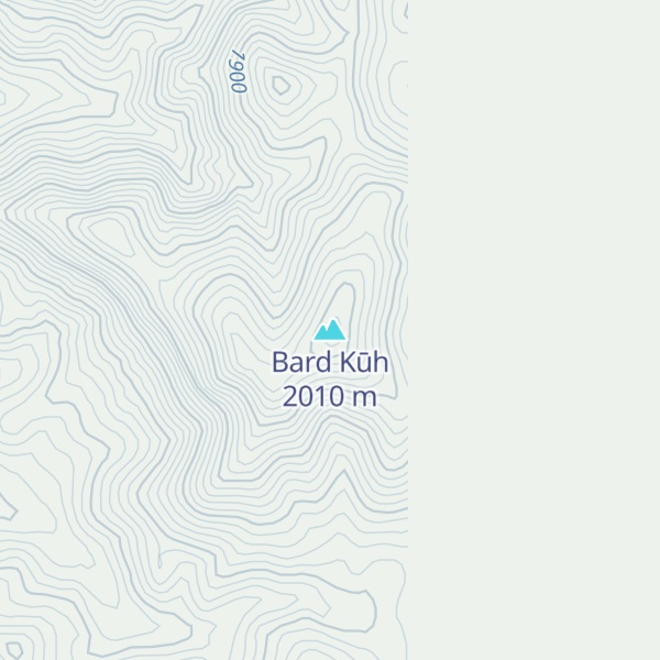 Map of Bard Kūh