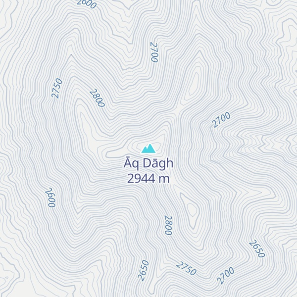 Map of Āq Dāgh
