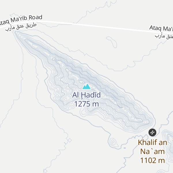 Map of Al Ḩadīd