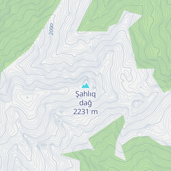 Map of Şahlıq dağ