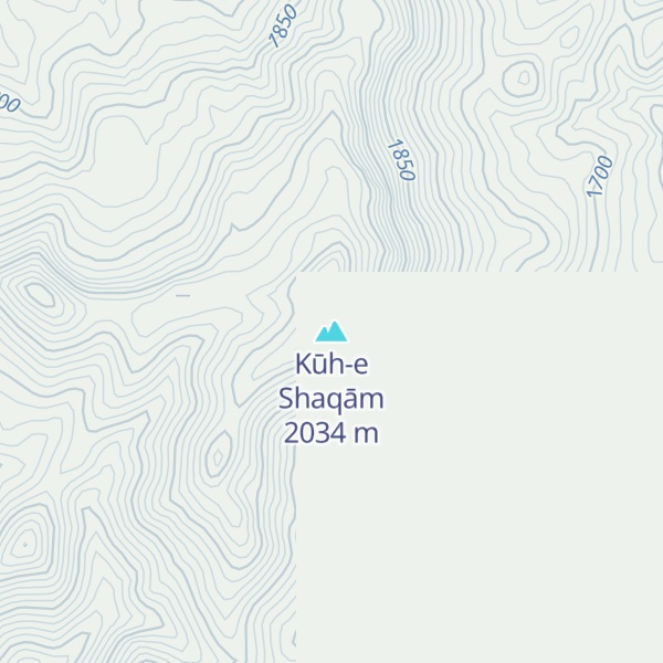 Map of Kūh-e Shaqām