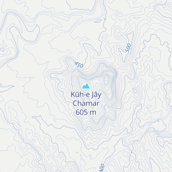 Map of Kūh-e Jāy Chamar
