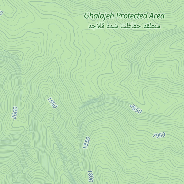 Map of Kūh-e Malanjeh