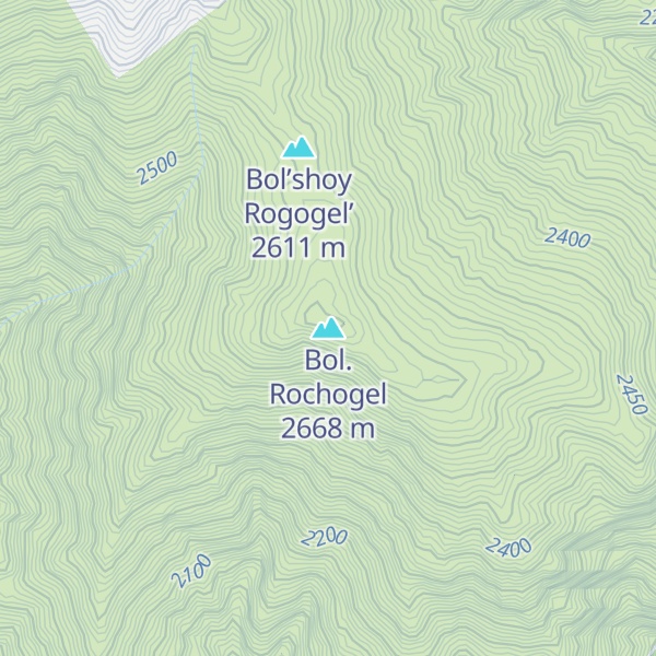 Map of Bol. Rochogel