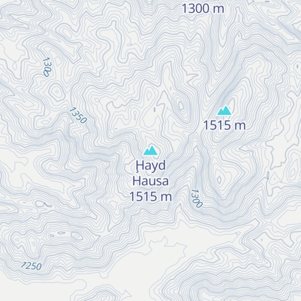 Map of Ḩayd Hausa