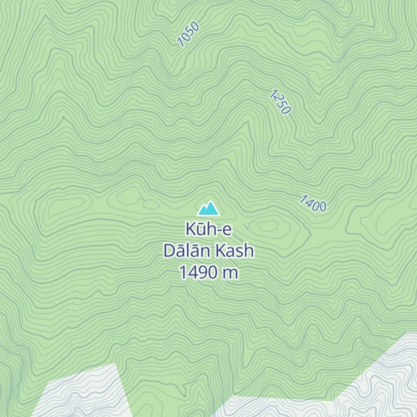 Map of Kūh-e Dālān Kash