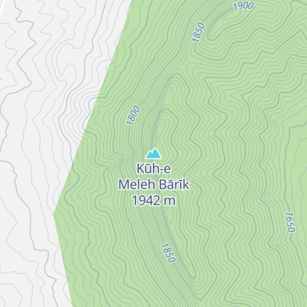 Map of Kūh-e Meleh Bārīk