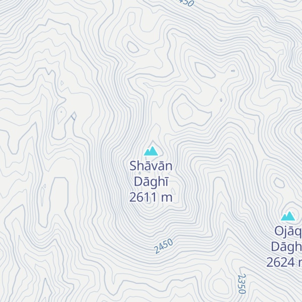 Map of Shāvān Dāghī