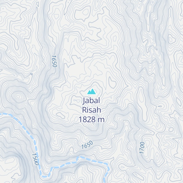 Map of Jabal Risah