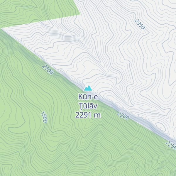 Map of Kūh-e Ţūlāv