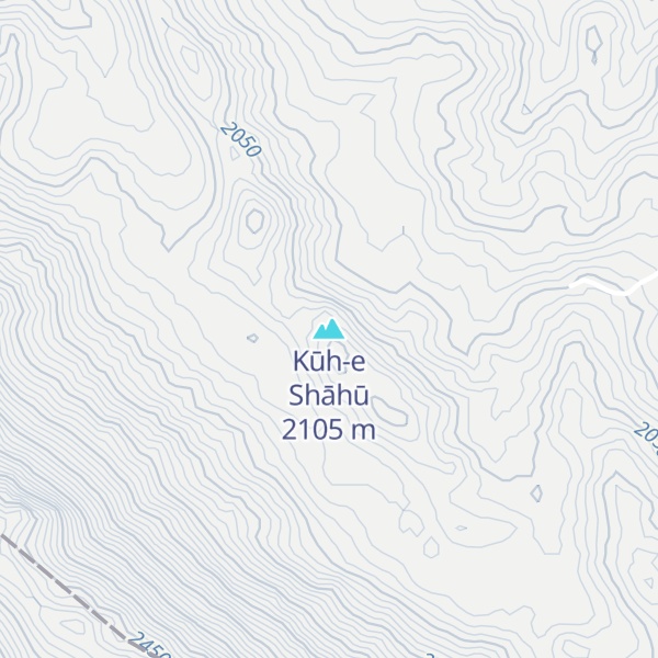 Map of Kūh-e Shāhū