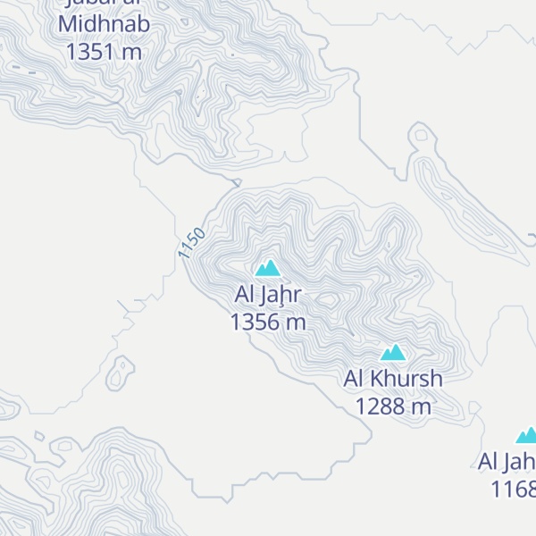 Map of Al Jaḩr