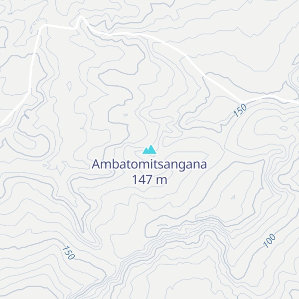 Map of Ambatomitsangana