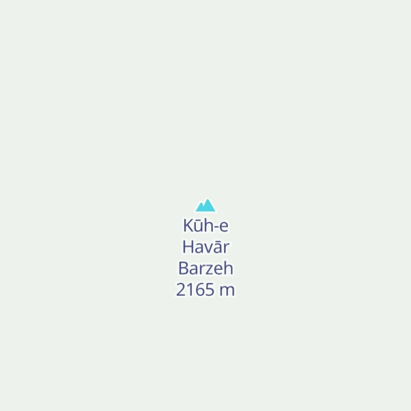 Map of Kūh-e Havār Barzeh
