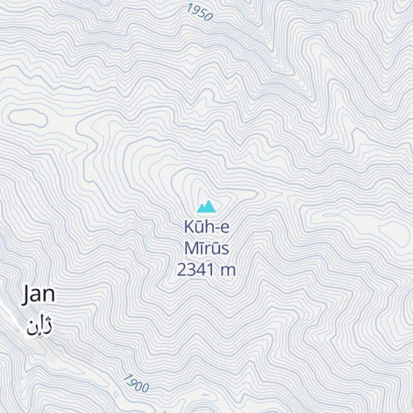 Map of Kūh-e Mīrūs