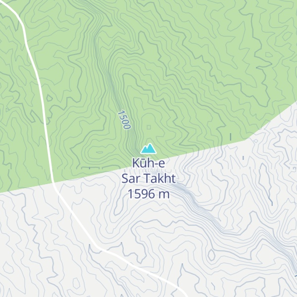 Map of Kūh-e Sar Takht