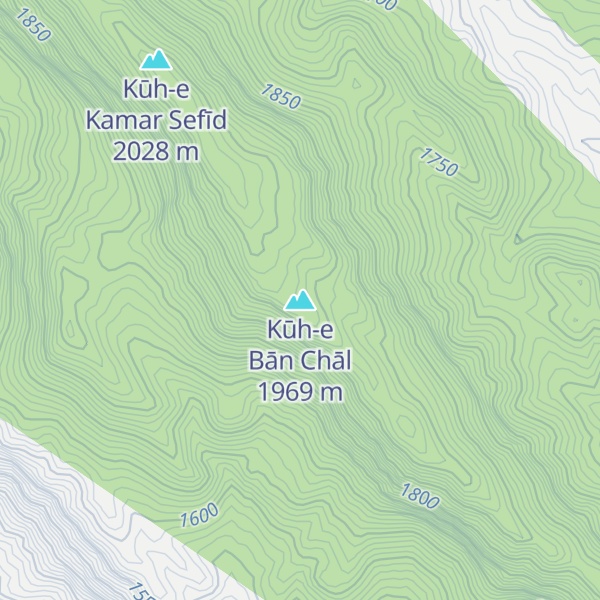 Map of Kūh-e Bān Chāl