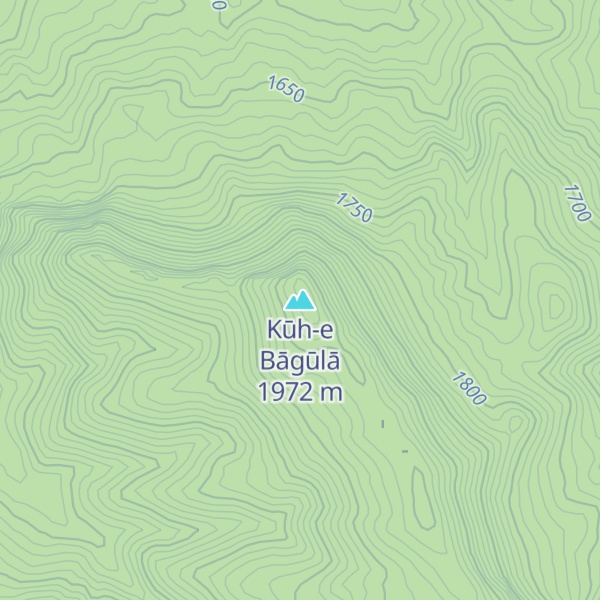 Map of Kūh-e Bāgūlā