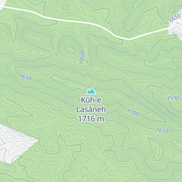 Map of Kūh-e Lasāneh