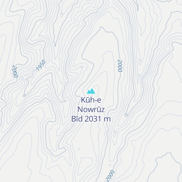 Map of Kūh-e Nowrūz Bīd