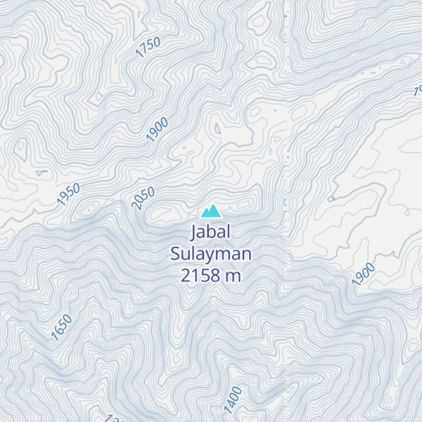 Map of Jabal Sulayman