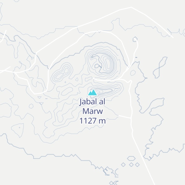 Map of Jabal al Marw