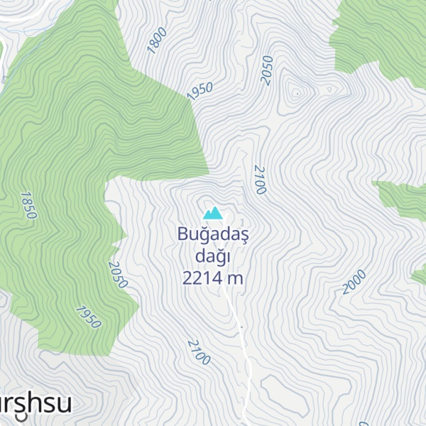 Map of Buğadaş dağı
