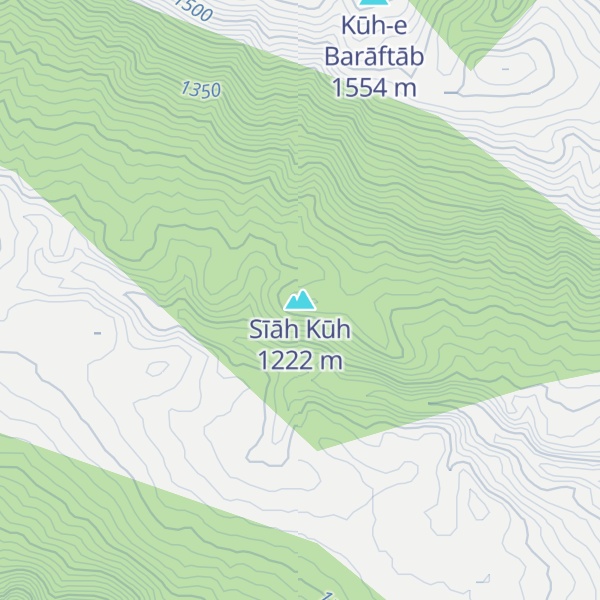 Map of Sīāh Kūh
