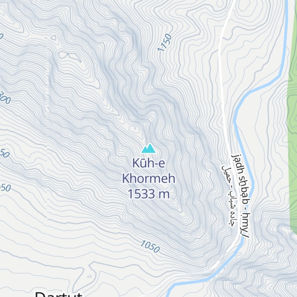 Map of Kūh-e Khormeh
