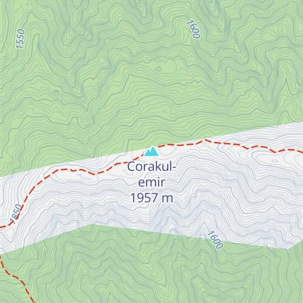 Map of Corakul-emir
