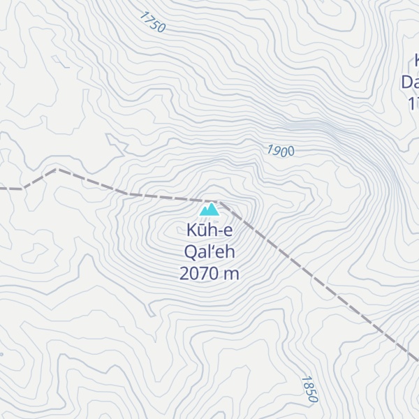 Map of Kūh-e Qal‘eh