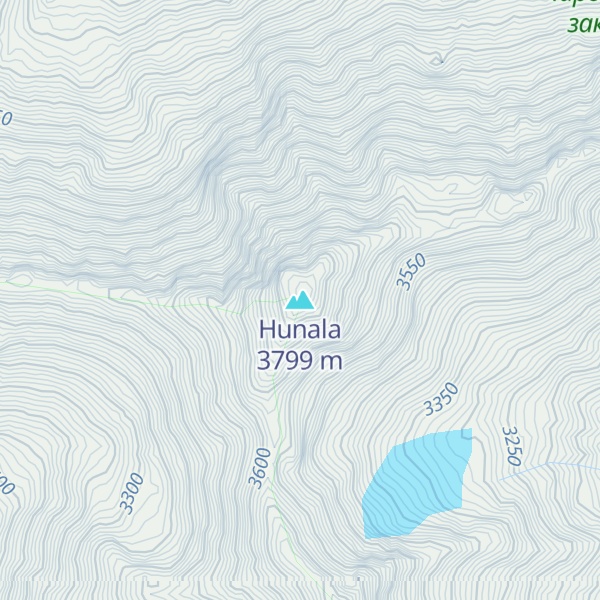 Map of Hunala