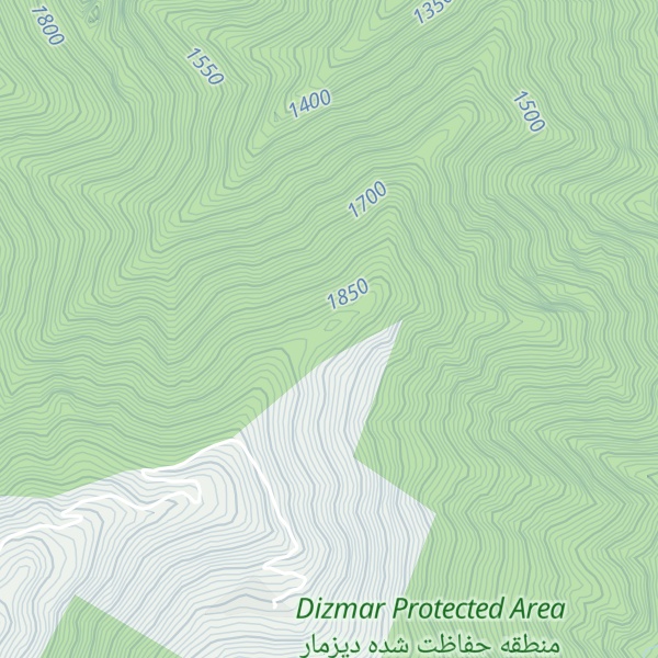 Map of Kūh-e Qarānīj Darreh