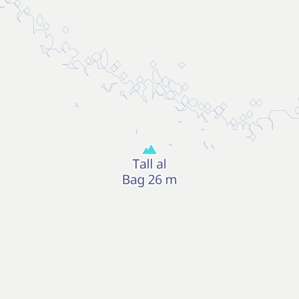 Map of Tall al Bag