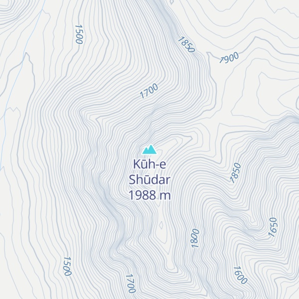 Map of Kūh-e Shūdar