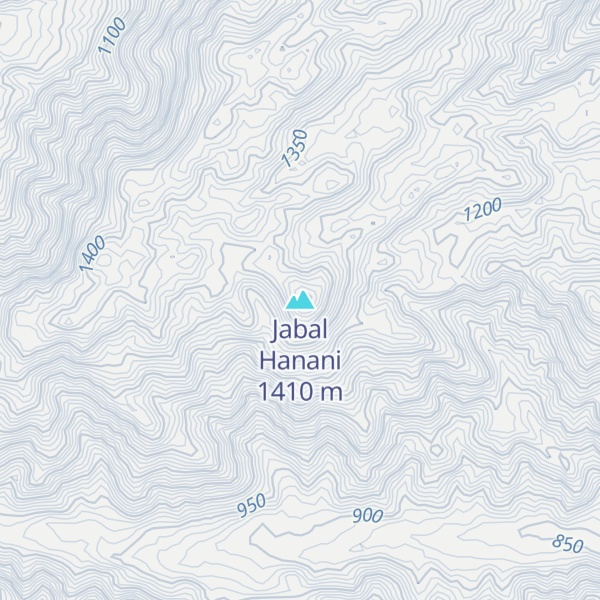 Map of Jabal Hanani