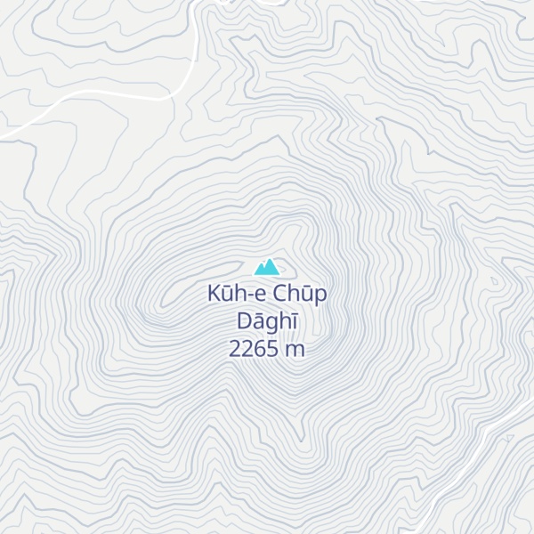 Map of Kūh-e Chūp Dāghī