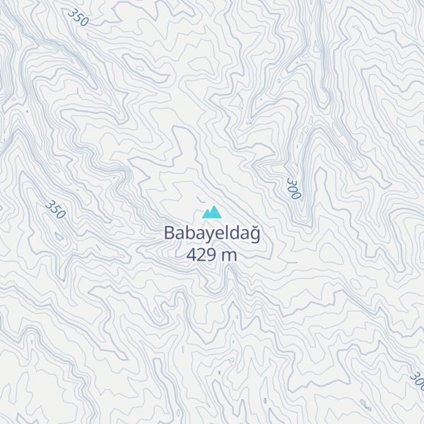 Map of Babayeldağ