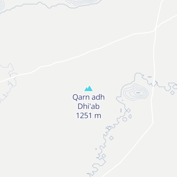 Map of Qarn adh Dhi'ab
