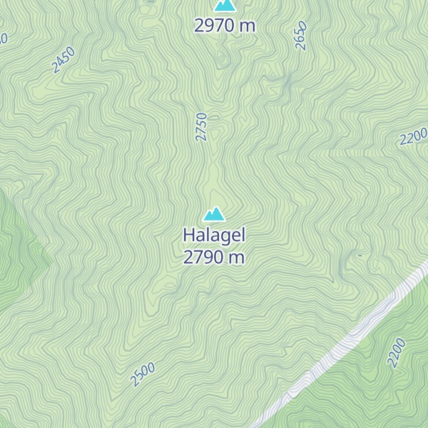 Map of Halagel